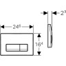 Клавиша смыва GEBERIT DELTA50 115.119.46.1